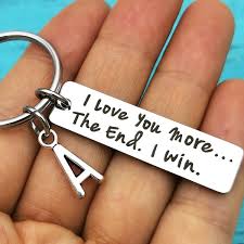 But if your girlfriend isn't the type to drop a lot of hints, finding the perfect gift — whether you've been together for three months or. I Love You More Key Chain Boyfriend Gift Girlfriend Gift Birthday Gift For Him Car Key Chain Gift For Her Key Chain Wish