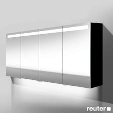 Burg Crono Led Spiegelschrank Mit Waschtischbeleuchtung Mit 4 Turen Front Verspiegelt Korpus Spiegelschrank Badezimmer Spiegelschrank Spiegelschrank Mit Licht