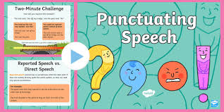 For a little preview of what to expect, check out the video below from the 'heart of mist' launch in 2017! Direct Speech Punctuation Punctuating Speech Powerpoint
