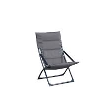 Relax De Jardin En Tissu Venezia Gris No Name Taupe Amenagement Exterieur Relax