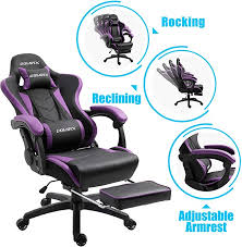 amazon com dowinx gaming chair ergonomic racing style recliner with massage lumbar support office armchair for computer in 2021 gamer chair office armchair recliner