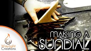 A pencil, pen or nail (for a wood disk) can each work well. How To Make A Simple Diy Sundial Youtube