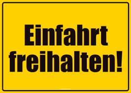 Empfindliche waren benötigen besonderen schutz. Schild Einfahrt Freihalten Pdf Vorlage Zum Ausdrucken