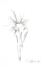 Ballet Dancer Drawing Black And White Pin By Canotstoppainting On My Works Dancing Drawings Dance Art Original Ink Drawing