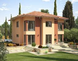 Moderne Mediterrane Stadtvilla Haus Evolution 165 V3 Bien Zenker Fertighaus Mit Walmdach Offenem Grundriss Fassade Putz G Walmdach Stadtvilla Fertighauser