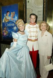 Rip Ilene Woods Voice Of Cinderella Woods Seen Above At The 2005 Release Of The Plati Disney Face Characters Cinderella And Prince Charming Disney Memories