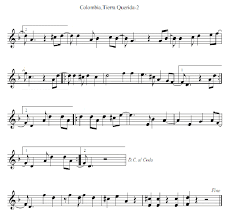 Check spelling or type a new query. Partitura De Colombia Tierra Querida Partituras Music Facebook