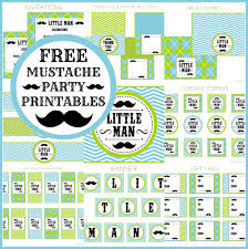 Diy Little Man Diy Baby Boy 1st Birthday Decoration Ideas For Boy Free Little Man Mustache Bash Party Printables Mustache Baby Shower Little Man Party Mustache Birthday Party