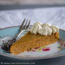 Crustless Low Carb Pumpkin Pie Gluten Free Sugar Free Low Carb Pumpkin Pie Low Carb Deserts Low Carb Holiday