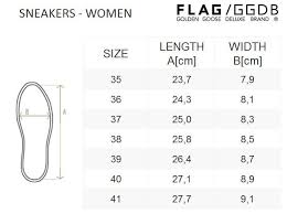 Size Chart Of Golden Goose Sneakers Women Turnschuhe