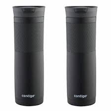 Contigo extreme travel mug 16 oz. Contigo Snapseal Byron Travel Mug 24oz Matte Black Stainless Steel Cup 2 Pack Ebay