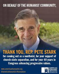 Kongressens eneste ateist tapte