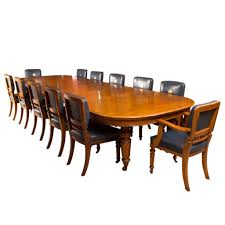 Antique Victorian Oak Dining Table And 12 Chairs C 1870 Oak Dining Table Dining Table Modern Dining Room Set