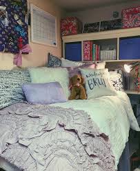 Cozy Purple Dorm Room Purple Dorm Rooms Purple Dorm College Dorm Rooms