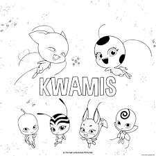 1) if you have javascript enabled you can click the print link in the top half of the page and it will automatically print the coloring page only and. Miraculous Ladybug Coloring Page Kwami Novocom Top
