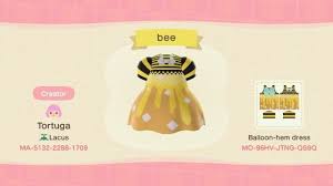 Drippy Bee Dress Animalcrossing Animal Crossing New Animal Crossing Animal Crossing Game