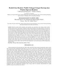 Jenis reaktor nuklir berdasarkan fungsinya. Pdf Reaktivitas Reaktor Nuklir Sebagai Fungsi Burnup Dan Waktu Operasi Reaktor