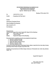 Surat tersebut bertujuan untuk meminta permohonan secara halus. Download Surat Permohonan Pengadaan Barang Doc