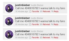 My Website Real Phone Numbers Justin Bieber Phone Number Justin Bieber