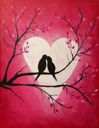 Love Birds Painting Google Search Love Birds Painting Birds Painting Painting