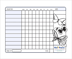 Behavior Chart Template 12 Free Sample Example Format