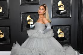 The pop princess looked the part in a dreamy tulle gown that recalled the zac posen dress she would have worn last year. Ariana Grande Debuts Blonde Hair At The Grammys 2020 Teen Vogue