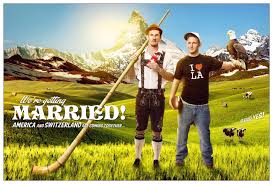 Im an American (on the left) marrying a Swiss dude : rgaybros