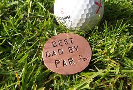 Dad will be so excited to receive any of these golf gifts for father's day he may just jump up and head out to the course right after opening them! Copper Personalised Golfball Marker Golfgifts For Him Fathersday Golfing Accesso Golf Gifts For Men Personalized Golf Ball Marker Personalized Golf Gifts