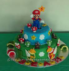 Makes me think i can do it too! Coolest Super Mario Birthday Cake