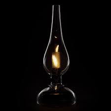 Midnight Oil Led Oil Lamp Oil Lamps Candle Flames Light Table