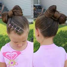 Hi girls, today i am going to show you how to make a very simple and stylish braided tie hairstyle. Little Front Braid With Side Bow Hair Styles Girl Hair Dos Kids Hairstyles