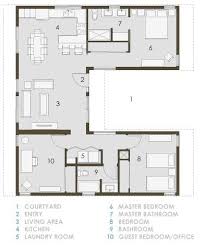 How does a one and a half story house plan benefit the home owner? C6 1 By Livinghomes U Shaped House Plans House Floor Plans House Plans