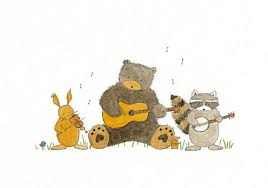 Animal Band Original Watercolor Painting By Treehollowdesigns 25 00 Watercolor Paintings Nursery Animal Prints Nursery Art