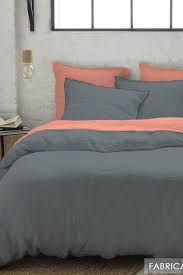 parure de lit lin lave gris anthracite lin carbone bedding sets bed bed sheets
