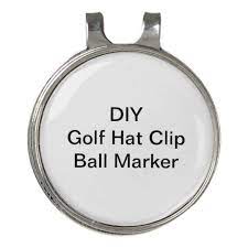 Diy Hat Clip Golf Ball Marker Zazzle Com Ball Markers Golf Ball Markers Diy Hat