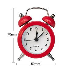 That will be close to 4:30. Creative High Quality 50mm Mini Alarm Clock Travel Bell Alarm Clock Analog Desk Clock With Bell Camping Outdoor Tools Small Alarm Clocks Aliexpress