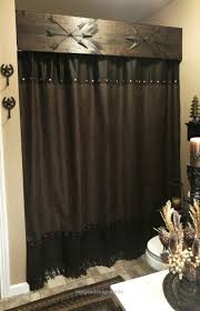 Love This Idea For Rustic Bathroom Decor Shower Curtains Industry Standard Desig Rustic Bathroom Decor Rustic Bathroom Designs Rustic House
