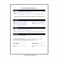 ga bill of sale for car best car price 2020