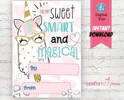 Try these valentine's day messages and ideas from hallmark card writers! Unicorn Valentines Day Card Teachers Valentine S Day Cards Craftykizzy