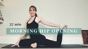 37 Min Morning Yoga For Open Hips Sitm 17 Youtube Morning Yoga Ayurveda Yoga Hip Openers