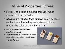 mineral and rock identification ppt download