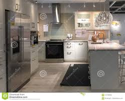 modern kitchen design with counter at