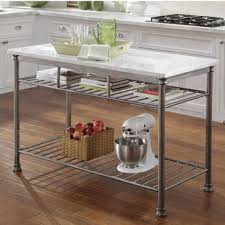 This stainless steel cart adds style everywhere it goes. Home Styles The Orleans Kitchen Island W White Quartz Top Free Shipping Kitchensource Com