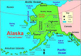 Alaska Facts Map And State Symbols Enchantedlearning Com Alaska Map Iditarod Alaska