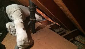 The insulation in this attic turned out to be 90% asbestos. Vermiculite Insulation Removal Bloomfield Mi 800 975 1697