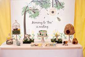 All you need for decor are vases of delphinium aptly. Kara S Party Ideas Birds And Bees Girl Boy Baby Shower Planning Ideas Decorations