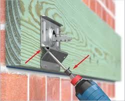 These hooks are designed for brick walls, even slightly curved ones. Decks Attached Through Brick Veneer Structure Tech Home Inspections