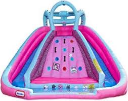 L O L Surprise Inflatable River Race Water Slide With Blower Water Slides Inflatable Pool Kids Slide