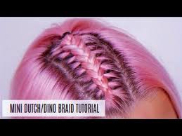 Top braids tutorials to upgrade your look. Mini Dutch Dino Braid Tutorial Slowed Down Version Lovefings Youtube Braid Tutorial Dutch Braid Tutorial Mini Braids