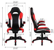 Seatzone Racing Car Style Bucket Seat Gaming Chair Curved Highback Executive Swivel Office Leather Chair Adjustable Com Leather Chair Gaming Chair Racing Chair
